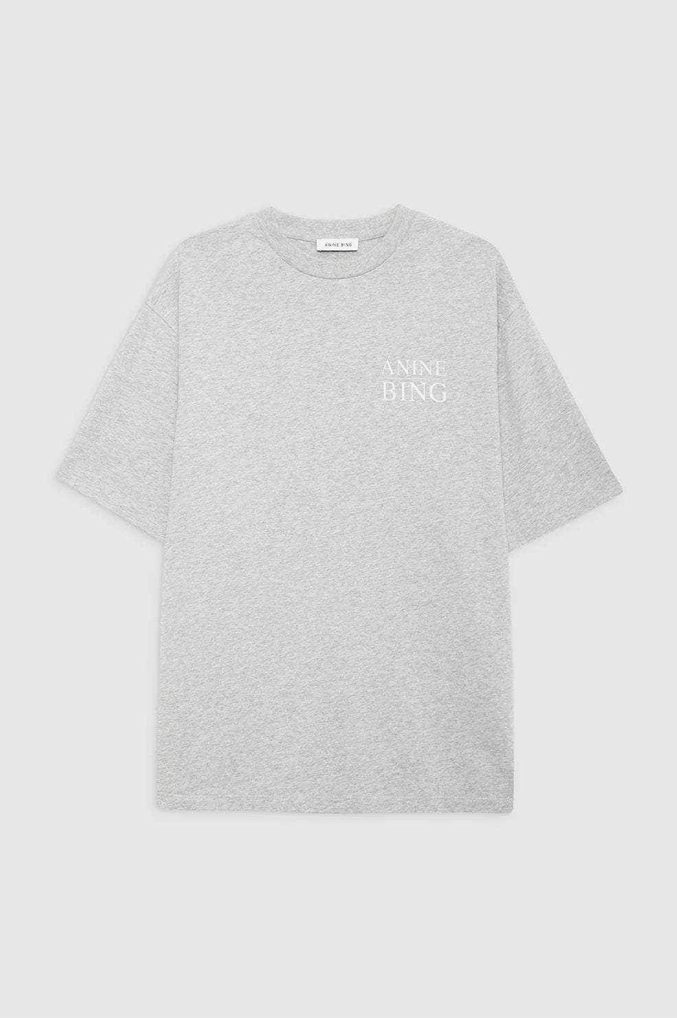 Myers Tee Serif NY in Washed Heather Grey