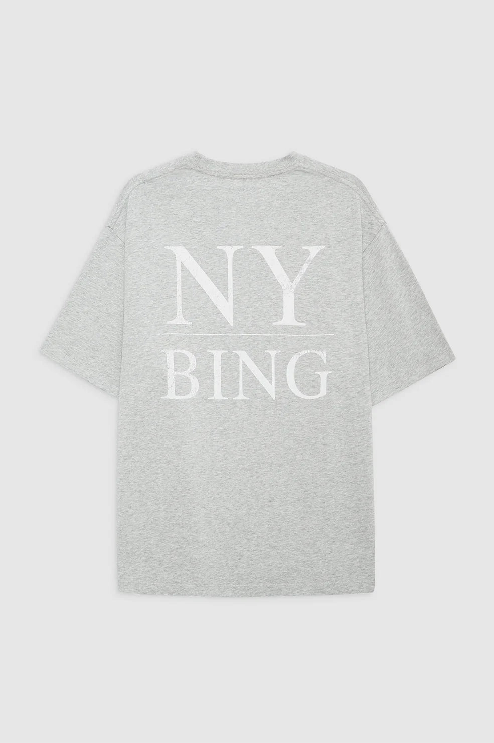 Myers Tee Serif NY in Washed Heather Grey