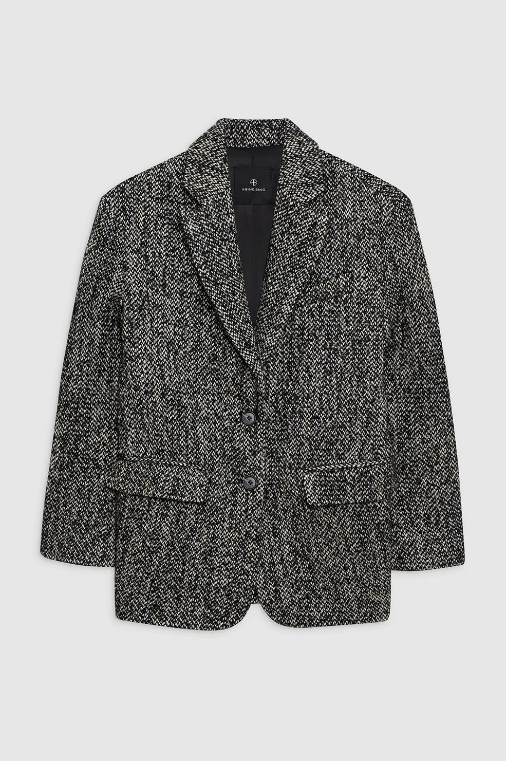 Quinn Blazer in Salt and Pepper