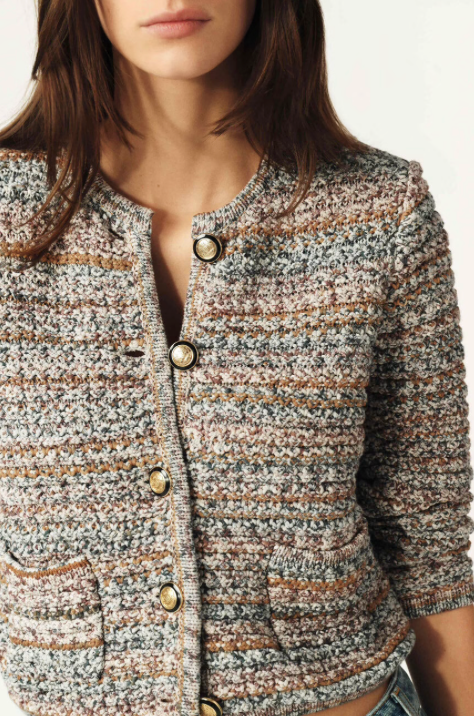 Guspa Cardigan. Beige