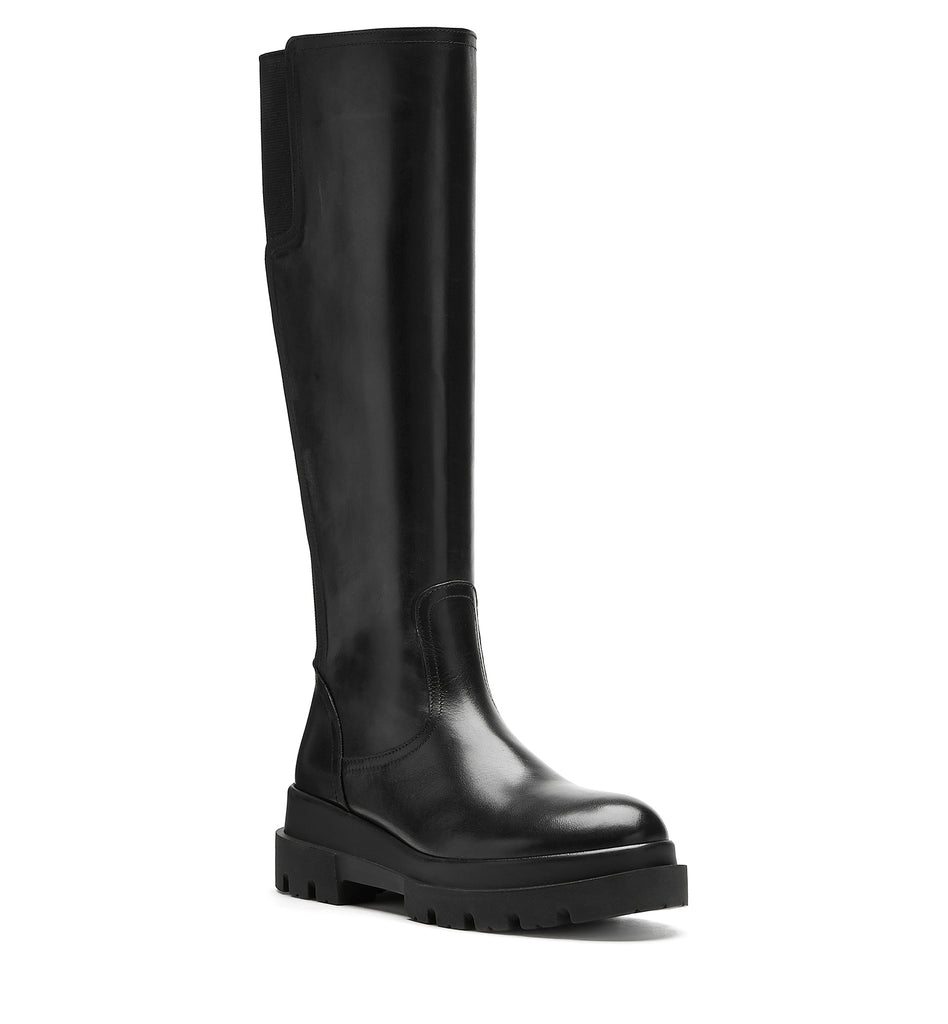 Brooke Leather Boot in Black