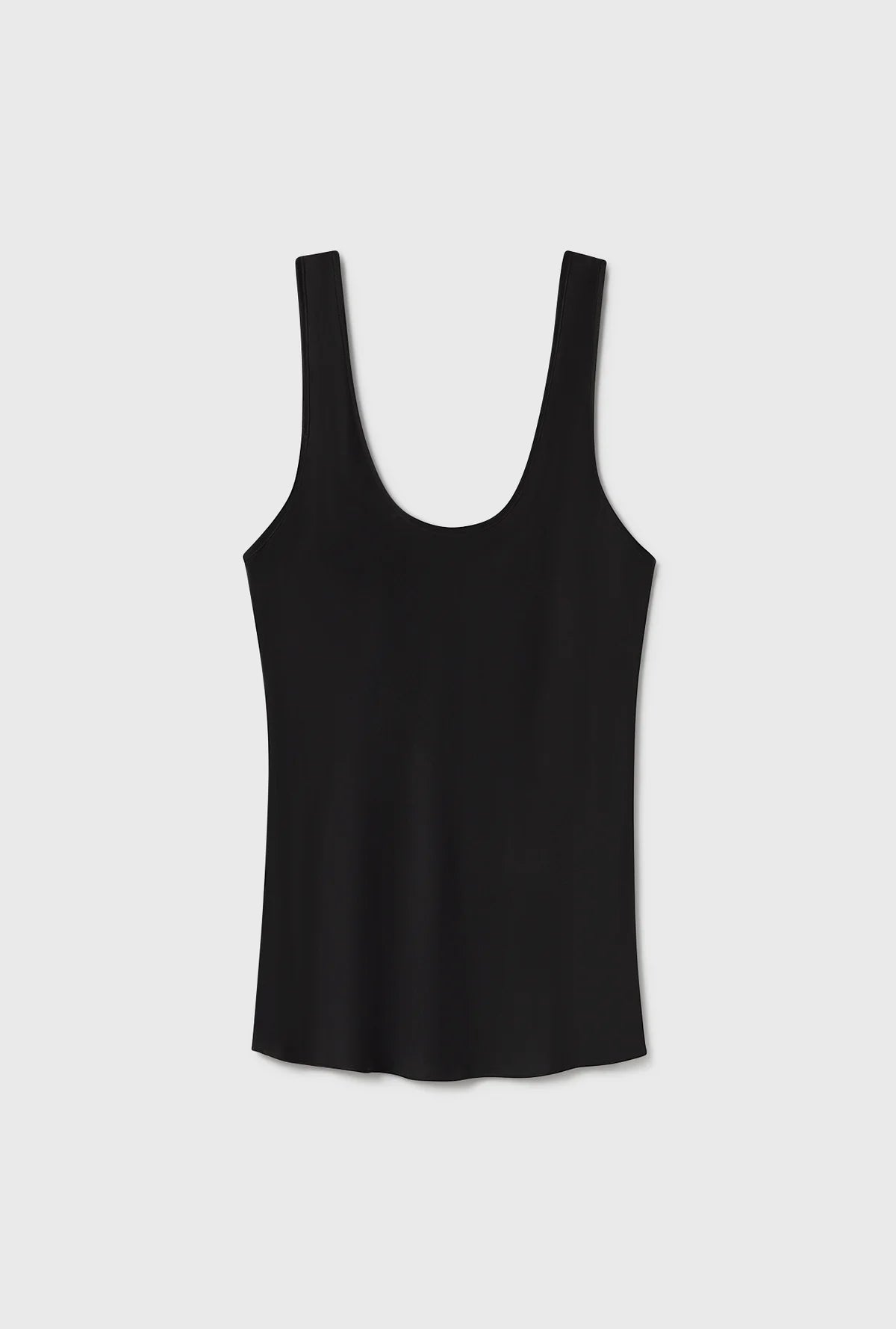 Scoop Neck Tank in Black