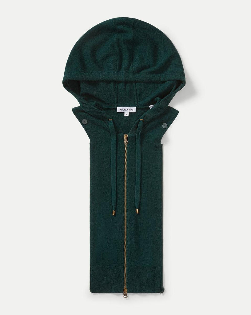 Cashmere Hoodie Dickey in Pine