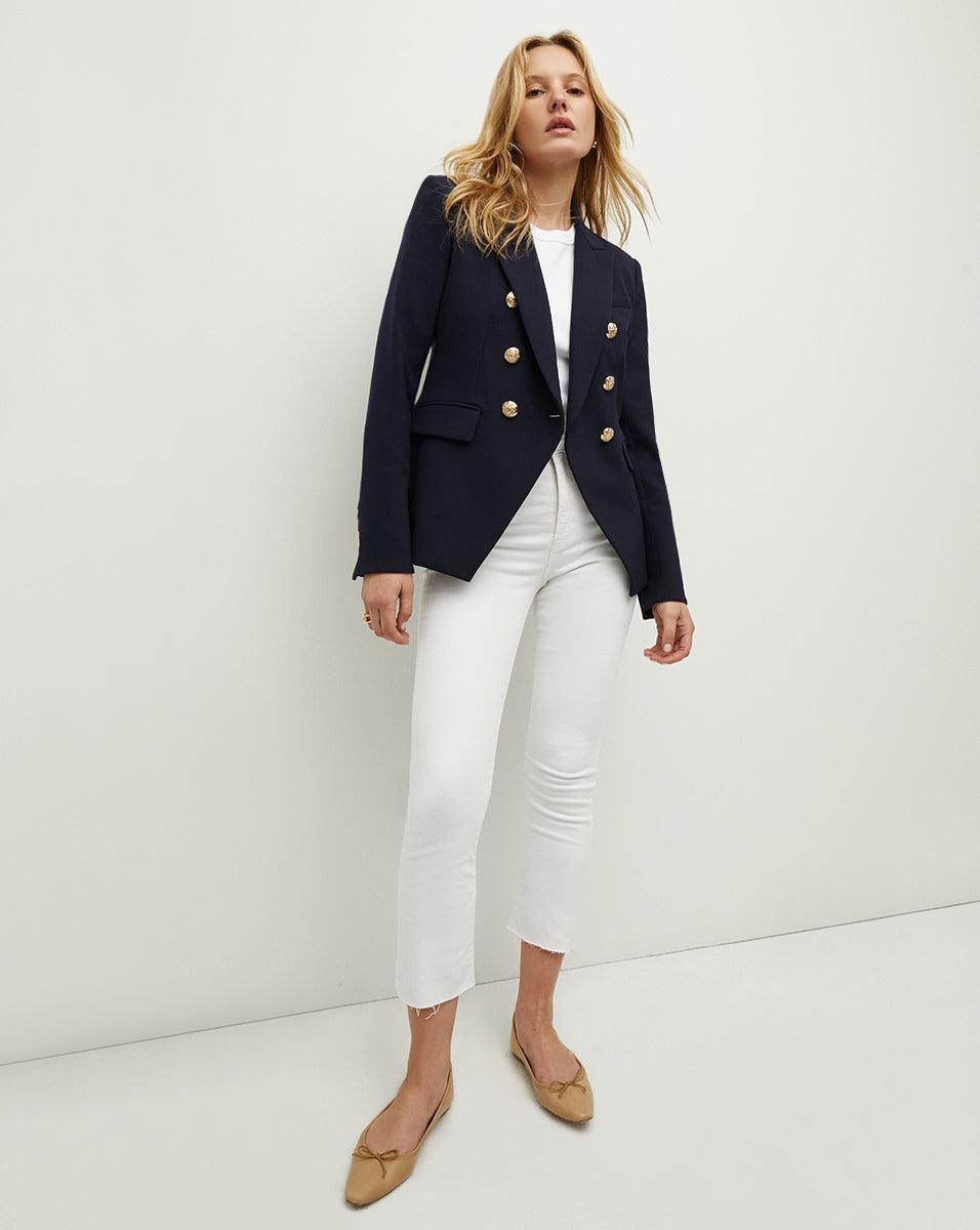 Miller Dickey Jacket in Navy Gold Buttons