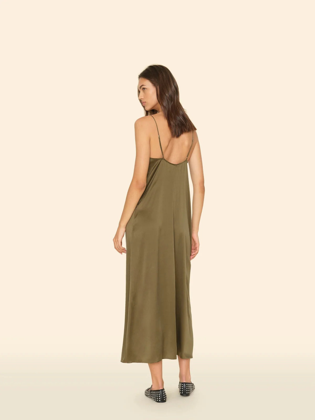 Destin Dress in Olive Gold